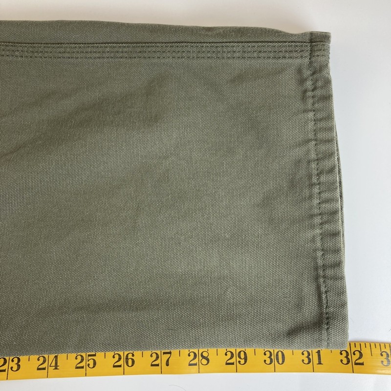 Dickies 100% Cotton Duck Carpenter Pants Olive Green 36 x 31 Loose Fit Workwear gallery