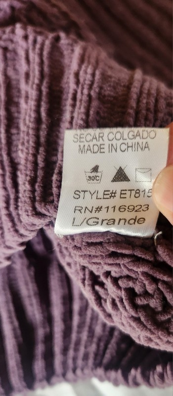 Easel Brand Cozy Knit Preowned Purple Mauve Sweater gallery