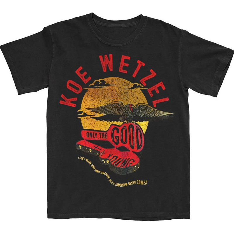 Hot Rare Koe Wetzel Black Short Sleeve All Sizes S-5XL Cotton For Men TT901