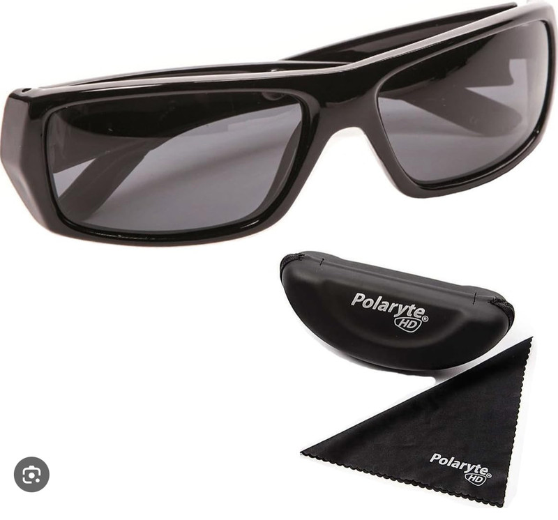 Polaryte High Definition Sunglasses Polarized with 100% UV Protection BLACK