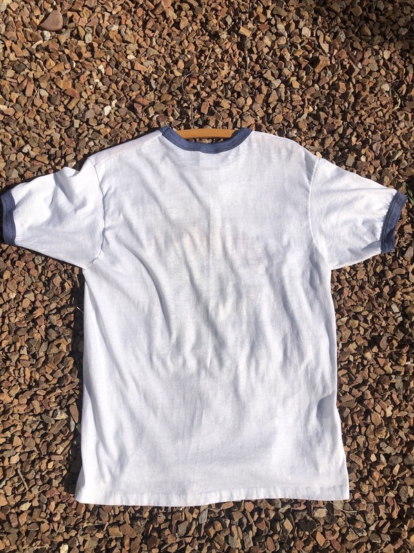 VTG 1983 Chicago White Sox Ringer Paper Thin T-Shirt Winnin Ugly 35th St. Sz L gallery