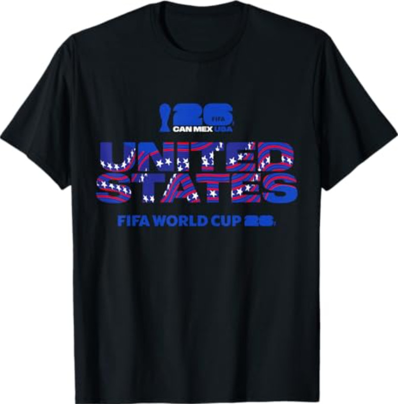 FIFA WORLD CUP26 USA Host Country Stars and Stripes T-Shirt
