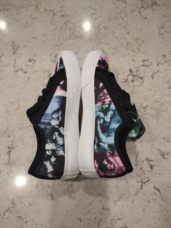 DC Shoes Andy Warhol Manual Mens Black Cream Fashion Trainers - Size 5 US gallery