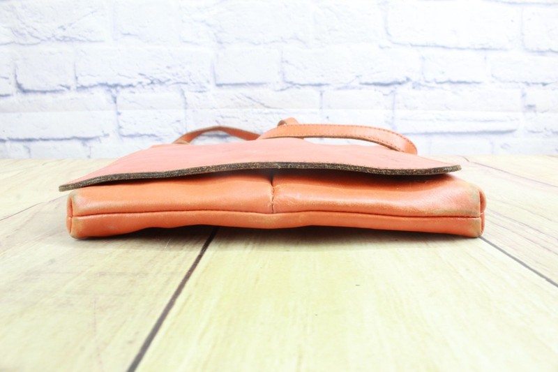 Patricia Nash Women's Flap Closure Crossbody Bag Purse Orange Leather gallery