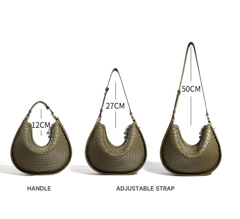 Handbags For Women, Half Moon, Woven Handbag, Shoulder Handbags, Crossbody Bag gallery