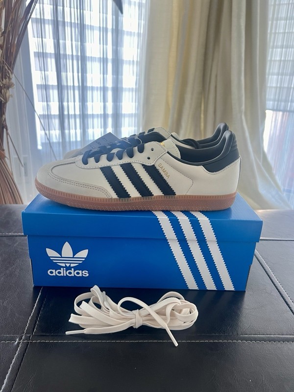 adidas Samba OG Cream White Sand Strata (Women's) ID0478 Women's Size 7 gallery