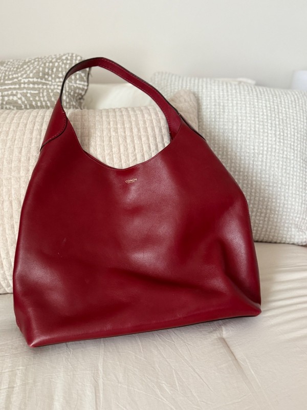 Coach Brooklyn 39 In Discontinued color Dark Ruby – Good condition
