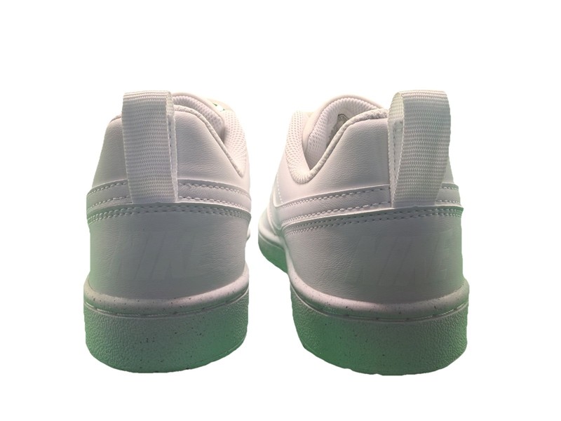 Nike Court Borough Low Recraft Sneakers Triple White Size U.S. 5.5Y, W7, EU 38 gallery