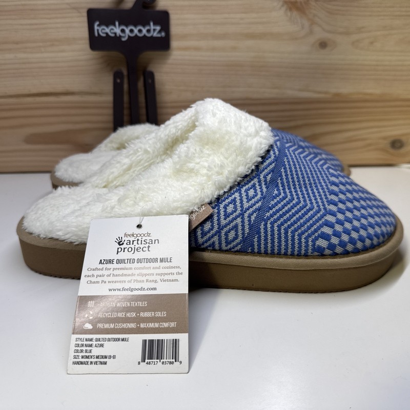 Feelgoodz Womens Azure Quilted Mule Outdoor Slipper NWT (DS) FREE SHIPPING!!!! gallery