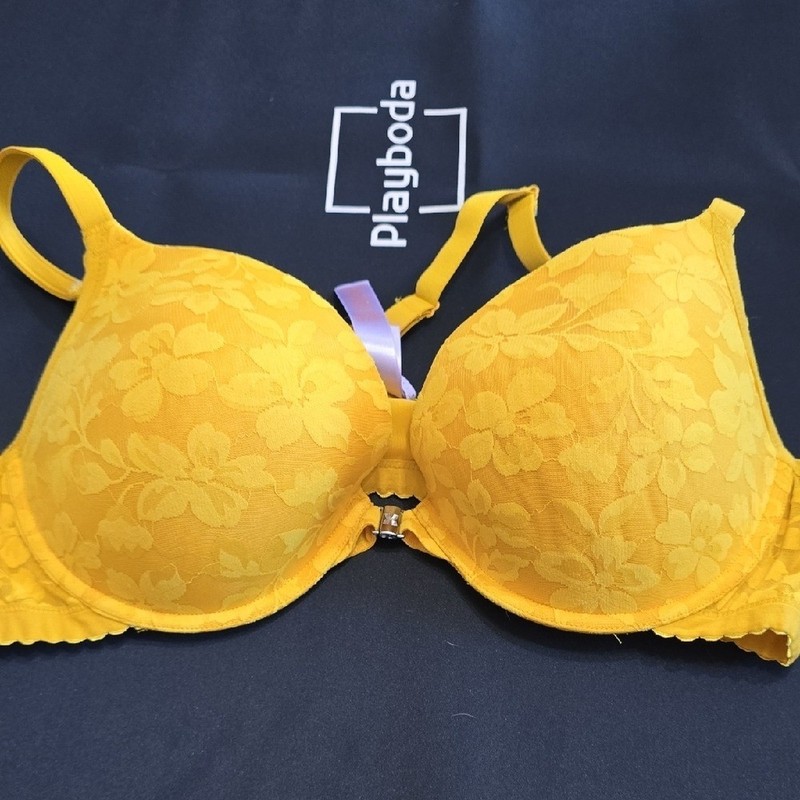 Savage X Fenty Vibrant Yellow Lace Bra 42c