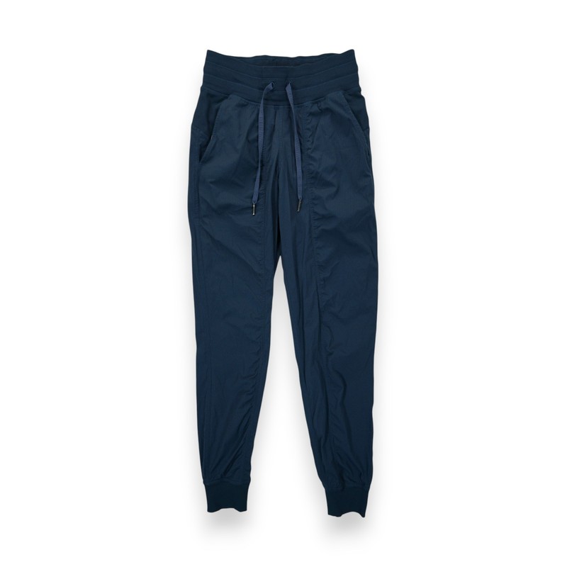 Lululemon Dance Studio Jogger Navy Size 2 ~ Elastic Waist ~ Drawstring