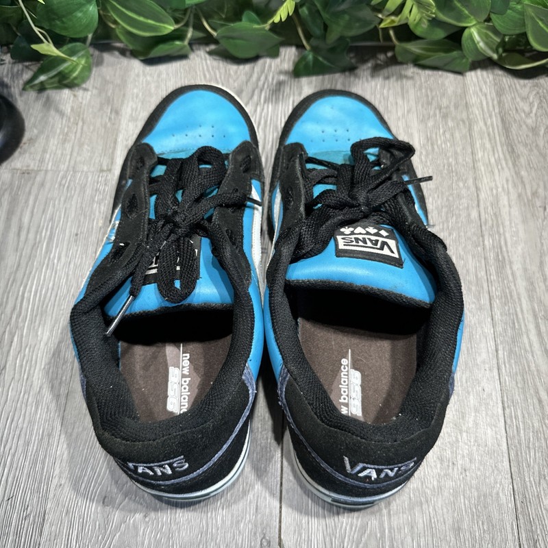 Vans Whip Ryan Guettler Shoes Mens Size 11.5 Blue RARE Chunky BMX Skater Y2K gallery