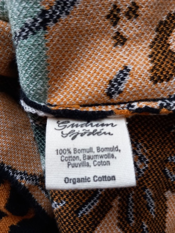Vtg Look Gudrun Sjoden Organic Cotton Floral Jumper Size M Bust 46 Inches Boho gallery