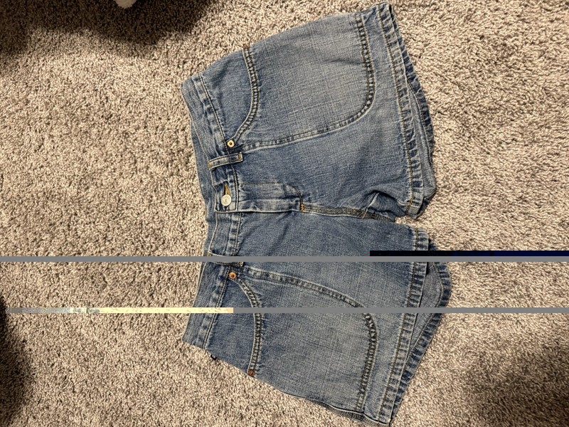 Polo Ralph Lauren Women’s Blue Denim Shorts Size 4 Medium Wash Logo 5-Pocket gallery