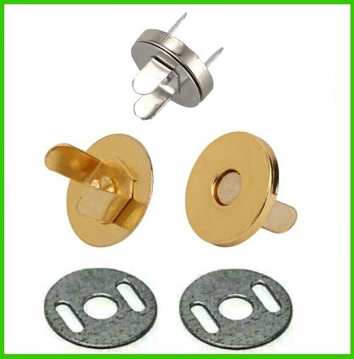 Magnetic Snap Purse Part for Purse, Bag ~ GOLD ~ Shipped from USA