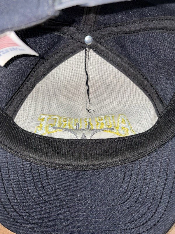 Vintage United States US Air Force Hat Cap Snapback USA Retired Veteran Blue gallery