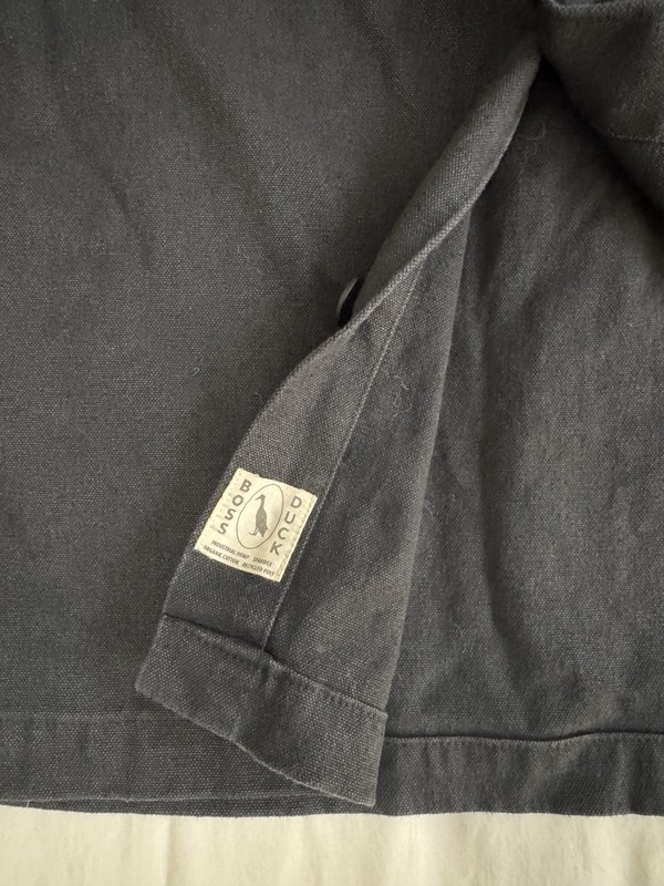Taylor Stitch Men’s The Shop Shirt Coal Duck Canvas Black/ Dark Navy Size 40 gallery