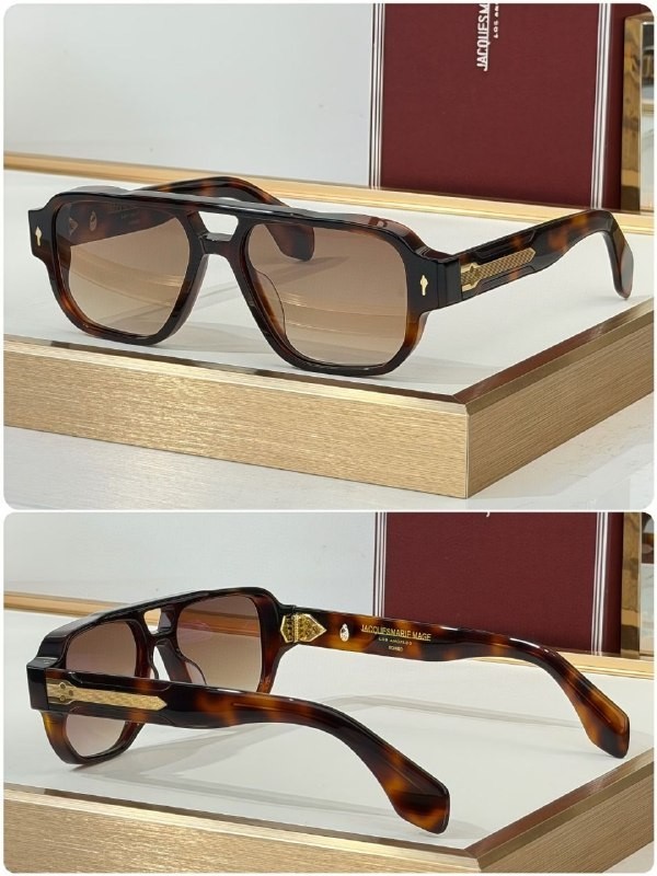 Jacques Marie Mage EVANS Sunglasses Tortoise Brown Lens Unisex 55-17-145.