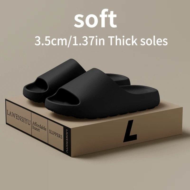 Cloud Slides Unisex, Non-Slip Men’s YZY EVA Foam Beach Slippers Men Women Summer