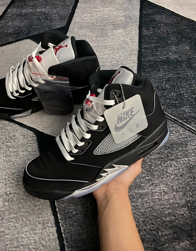 Air Jordan 5 "BLACK METALLIC REIMAGINED" High Top Men's Baketball Shoes gallery