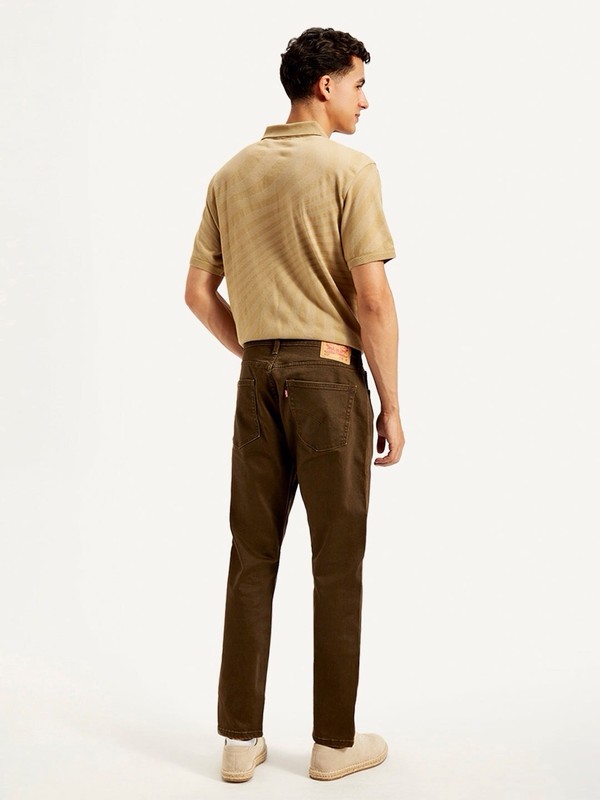 Levi’s 512 Slim Straight Leg Men Brown Denim Jeans Size 34×29 Vintage