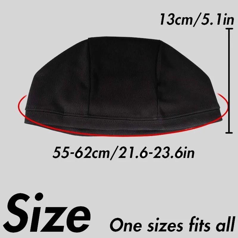 Cooling Skull Cap Helmet Liner Sweat Wicking Cycling Running Hat for Men gallery