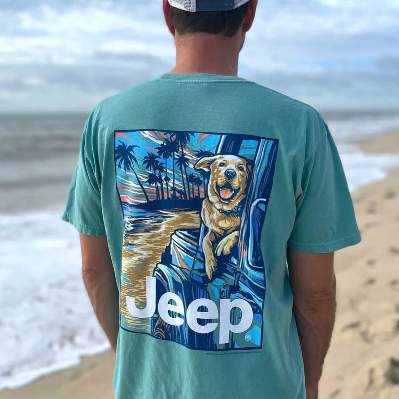 Jeep Beach Buddy T-Shirt Size XL Comfort Colors Shirt gallery