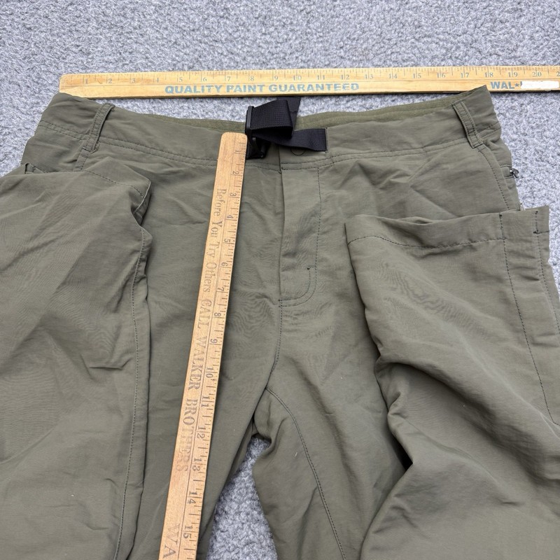 North Face Paramount Convertible Pants Mens 36x32 Belted Hiking Nylon ankle Zip gallery