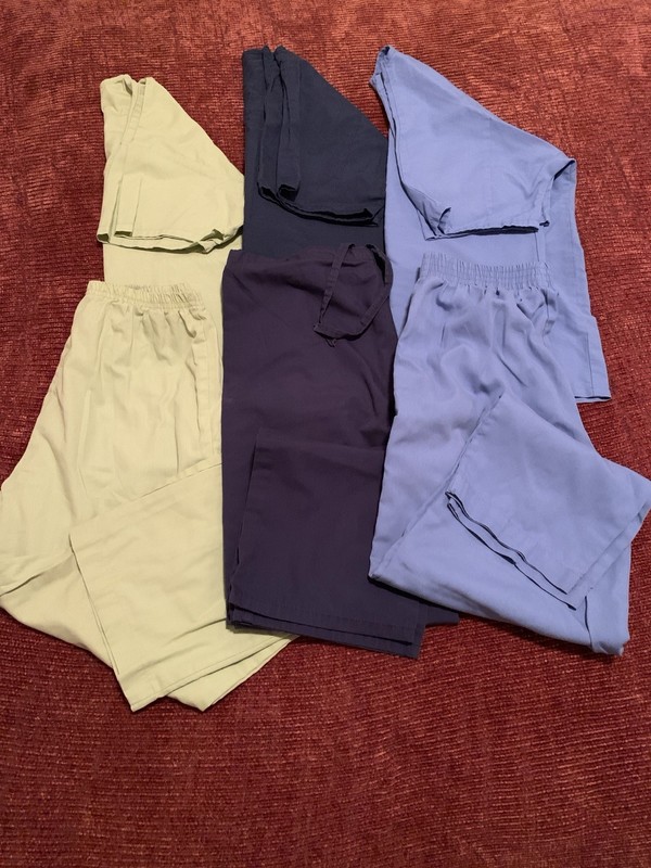 Bundle of 3 XS-S Scrub Sets (Navy, Blue, Green)