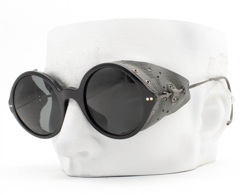 Giorgio Armani Sunglasses Motorbike Leather Blinker Sides AR 8017RZ 5017/87 Read