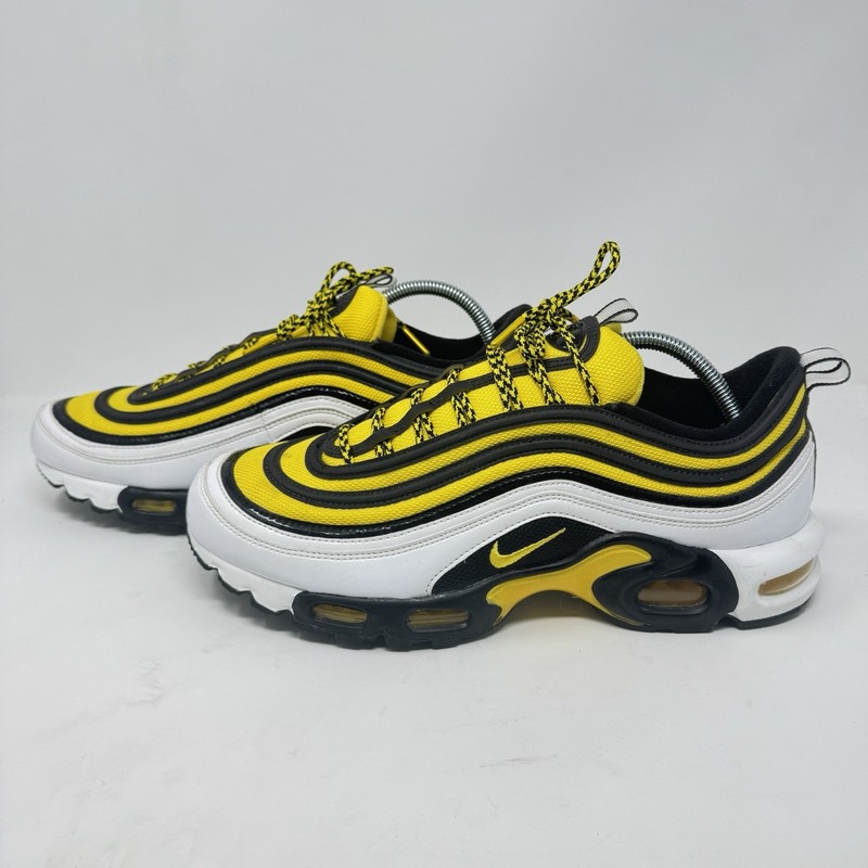Nike Air Max Plus 97 Frequency Pack Tour Yellow Black Men's 11.5 AV7936-10 RARE gallery