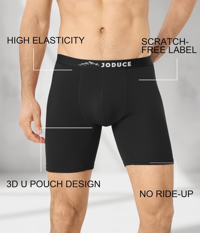 Merino Wool Underwear Men 3 Pack, Breathable & Quick-Drying Men's Boxer Brief... gallery