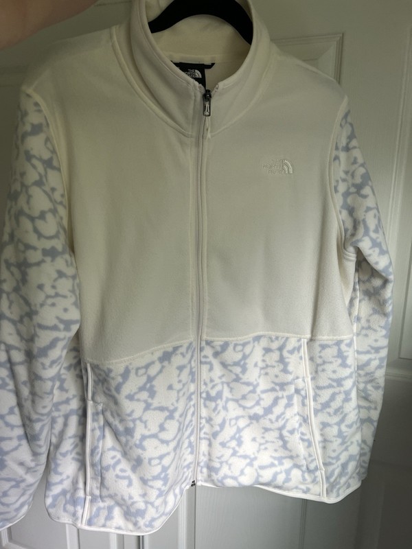 The North Face Denali Women’s Full Zip Camo Jacket White/Blue 1X gallery