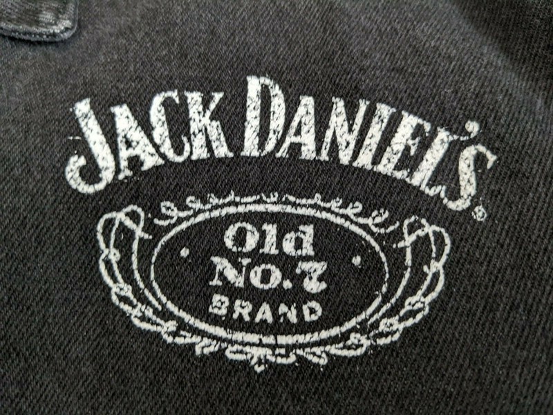 Haleman Jack Daniel's Black Denim Jean Jacket 100% Cotton Men's SIZE 3XL gallery