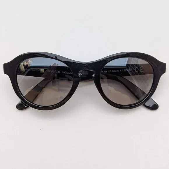 Made in Italy! Maui Jim LEIA MJ708-02 Polarized Sunglasses 49/22-140 /KAK312