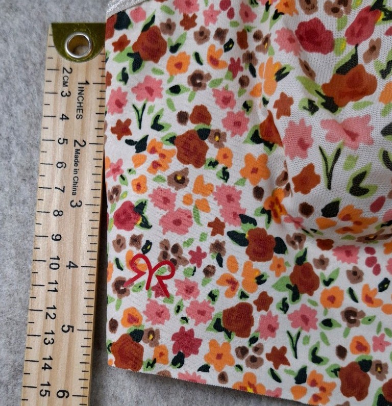 Ruby Ribbon Heritage Lace Floral Demiette Size 36 Stretch adjustable Comfort gallery