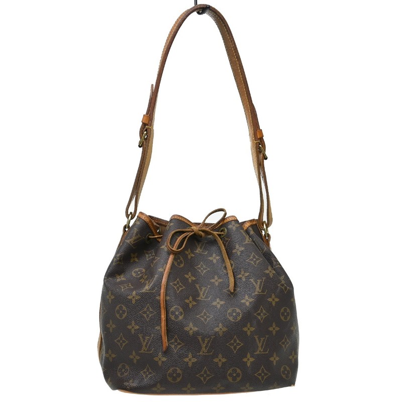 Best05 LOUIS VUITTON PETITE NOE DRAWSTRING SHOULDER BAG M42226 AR0958 BQ00791