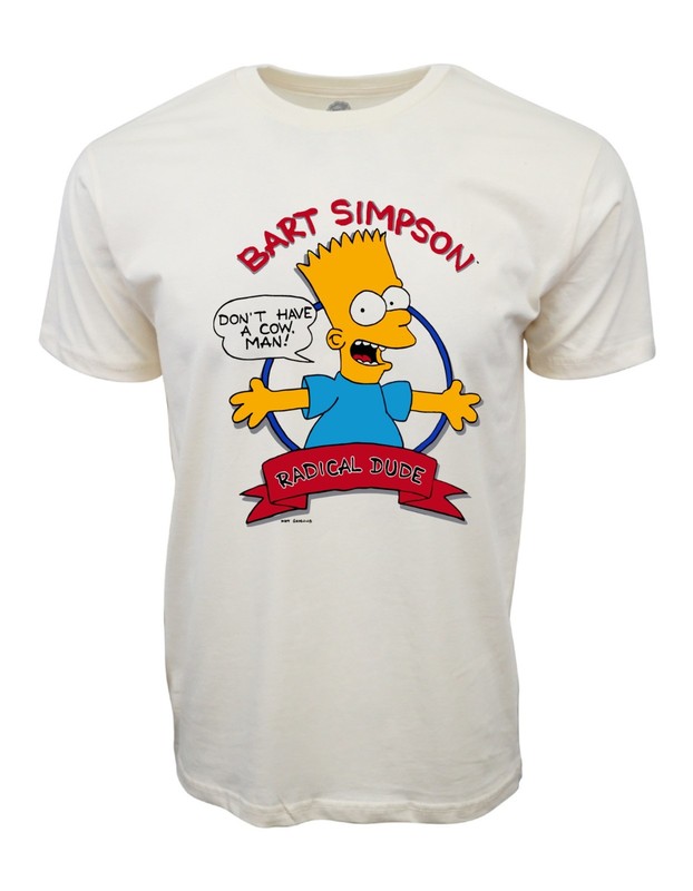 The Simpsons Bart Dont Have A Cow Man Graphic T shirt