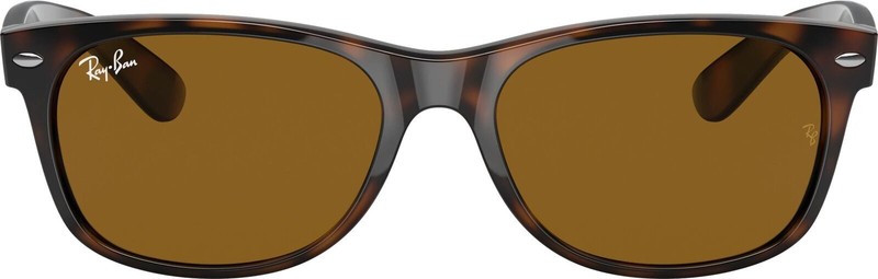 Ray-Ban New Wayfarer Tortoise 58 mm Brown Classic B-15 Sunglasses RB2132 710 58 gallery