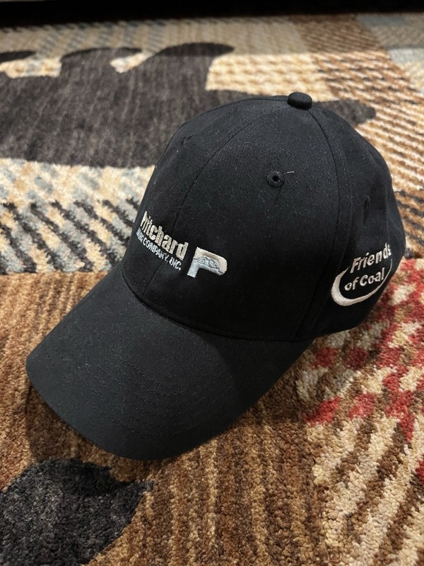 🟨🟦🟨 PRITCHARD COAL MINING FRIENDS OF COAL HAT COMPANY ISSUED WEST VIRGINIA