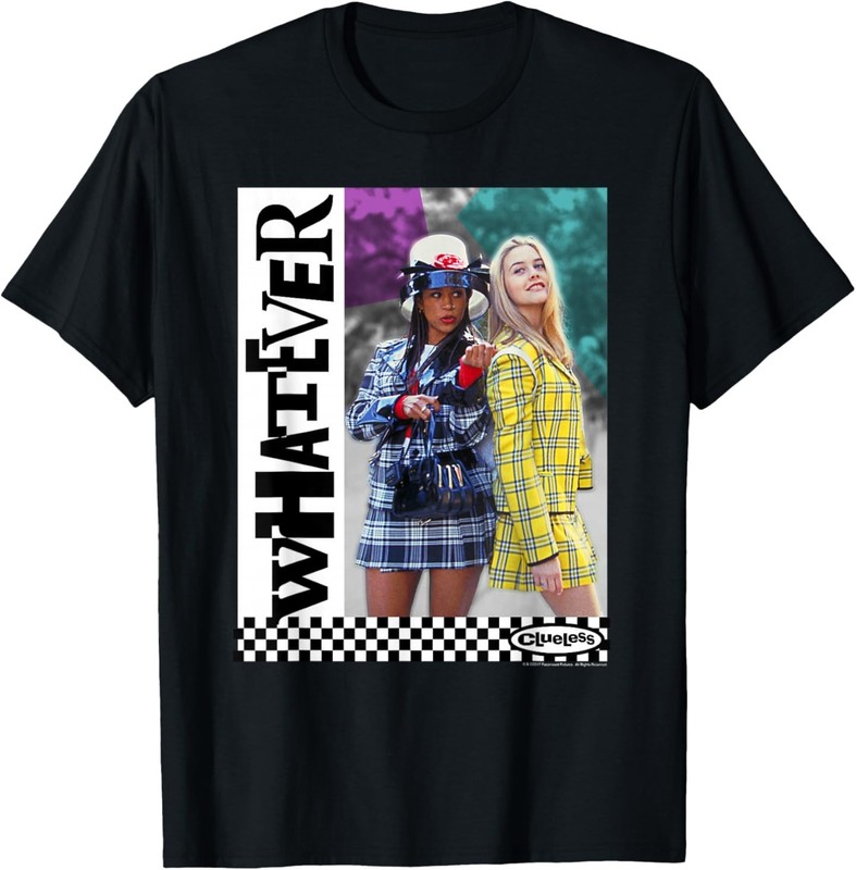 Clueless Whatever Checker T-Shirt