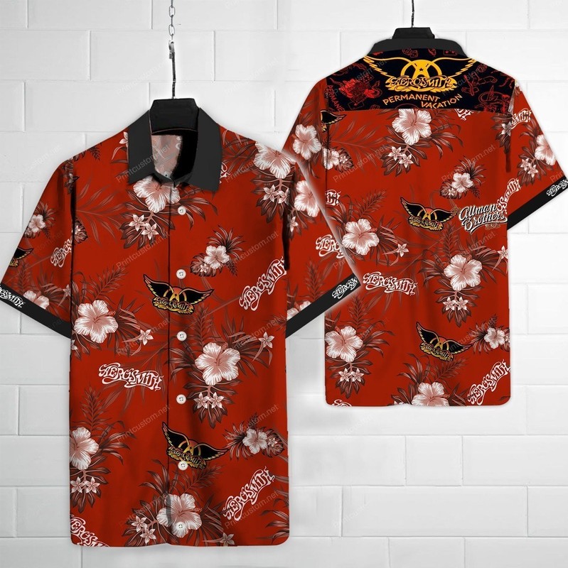 Aerosmith Hawaiian Shirt Unisex Adult HW1321