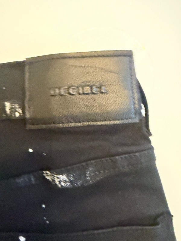 Decibel Black Paint Splat Jeans 28/32 gallery