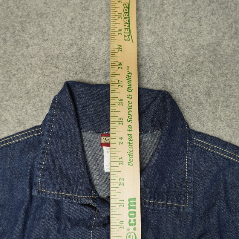 Tudor Court Women's Denim Jacket Small Blue Cotton Lined gallery
