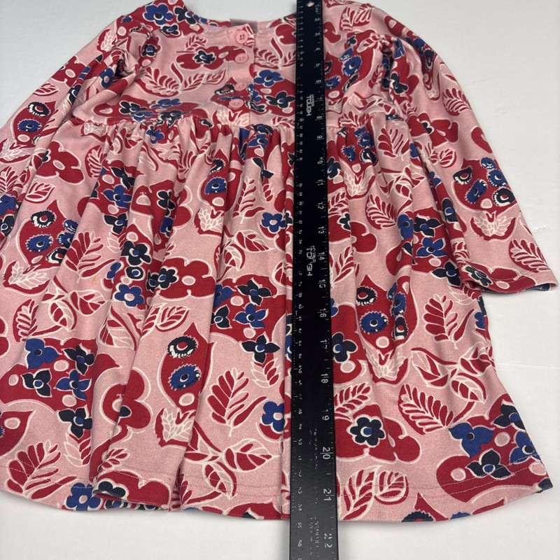 Hanna Andersson Girls 110cm Size 5 Dress Day Play Printed Pink Purple Floral gallery