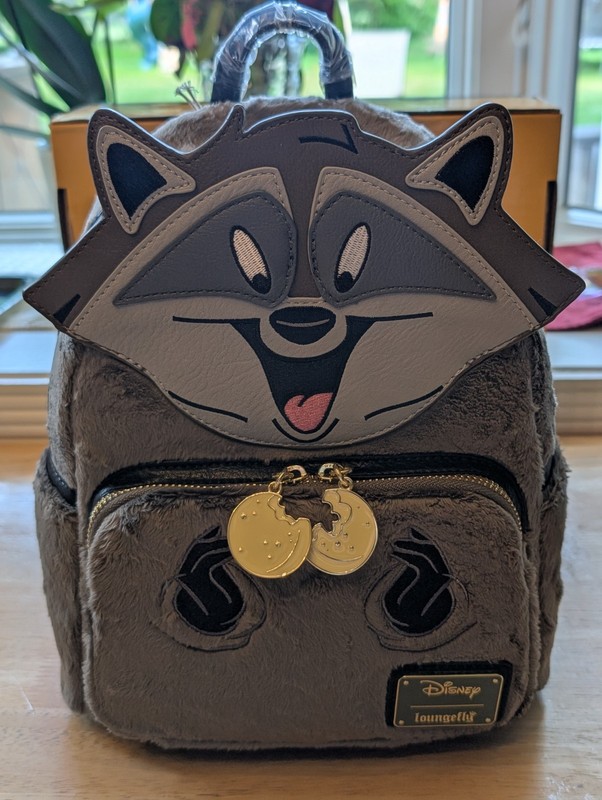 Loungefly Pocahontas Meeko Cosplay Mini Backpack – Disney Raccoon NWT