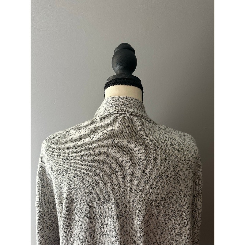 Madewell Midland Open Front Marled Cotton Cardigan Sweater Size M gallery