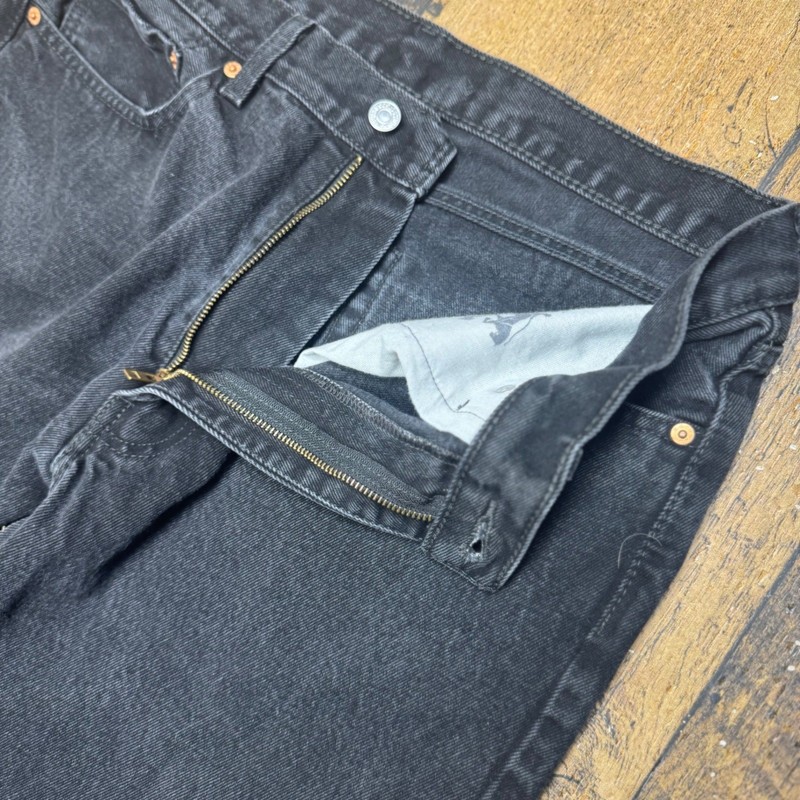 Levi Strauss Co 550 Mens Black Relaxed Fit Jeans Size 36x31 gallery
