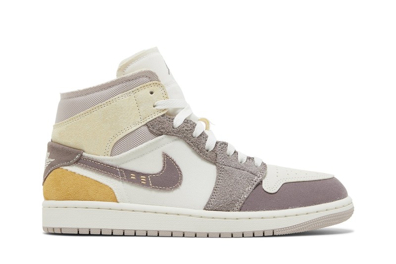 Air Jordan 1 Mid SE Craft Inside Out Taupe Haze DM9652-102 gallery