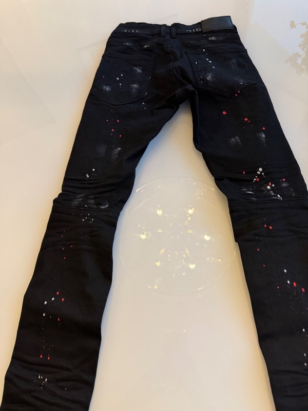 Decibel Black Paint Splat Jeans 28/32 gallery